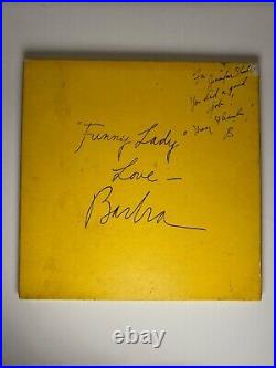 Barbra Streisand SIGNED LP Box personal gift to Funny Lady cast/crew Autograph