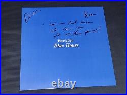Bear's Den Blue Hours SIGNED/AUTOGRAPHED & PERSONALIZED Blue Vinyl/Record LP