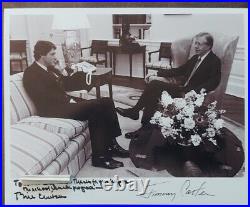 Bill Clinton & Jimmy Carter Signed 8x10 Photo Personalized Autographed POTUS