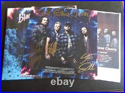 Black Stone Cherry Screaming At The Sky Signed /autograph Lp Insert. In Person