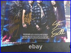 Black Stone Cherry Screaming At The Sky Signed /autograph Lp Insert. In Person