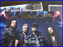 Black Stone Cherry Screaming At The Sky Signed /autograph Lp Insert. In Person