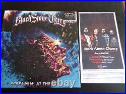 Black Stone Cherry Screaming At The Sky Signed /autograph Lp Insert. In Person