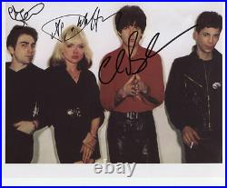 Blondie (Band) Deborah Harry Signed Photo Genuine In Person Chris Stein + Clem