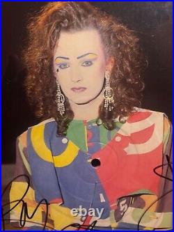 Boy George Culture Club Hand Signed Autographed In Person Picture Disc COA Rare