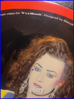 Boy George Culture Club Hand Signed Autographed In Person Picture Disc COA Rare