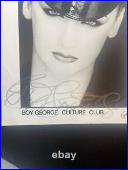 Boy George Culture Club Hand Signed In Person Autographed War Song 8X10 COA