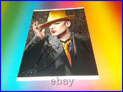 Boy George Signed Signed Autograph Autograph on 20x28 Photo in Person