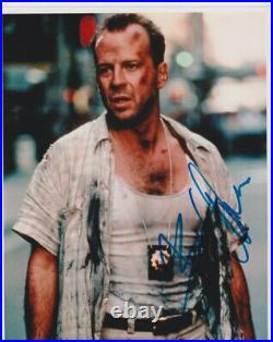 Bruce Willis (Die Hard) signed in-person 8x10 photo