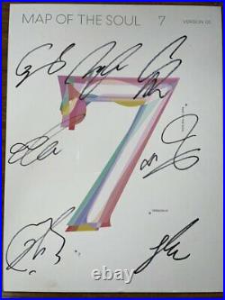 Bts Map Of The Soul 7 Autographed Signed Album