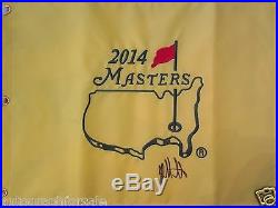 Bubba Watson signed autographed autograph 2014 Masters golf pin flag IN PERSON