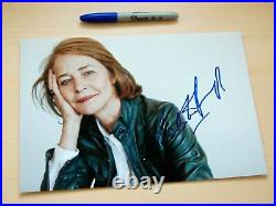 CHARLOTTE RAMPLING In-Person Signed Autographed Photo RACC COA Night Porter