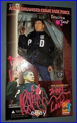 CHOW YUN FAT signed figure toy doll Dragon in person Autograph RARE proof