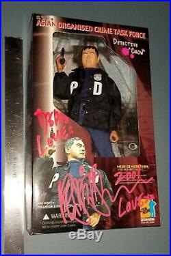 CHOW YUN FAT signed figure toy doll Dragon in person Autograph RARE proof
