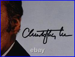CHRISTOPHER LEE AUTHENTIC SIGNED JAMES BOND 10x8 PHOTO IN PERSON UACC DEALER