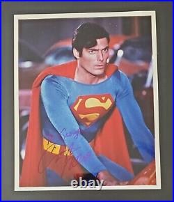 CHRISTOPHER REEVE signed autographed IN PERSON color 8X10 SUPERMAN