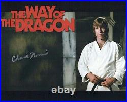 CHUCK NORRIS signed Autograph 20x25cm Photo In Person