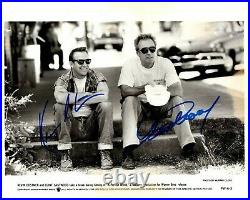 CLINT EASTWOOD KEVIN COSTNER signed Autogramm 20x25cm WORLD In Person autograph
