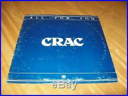 CRAC All For You Signed LP 1980 Rare Private Press Soul Funk Record Autographed