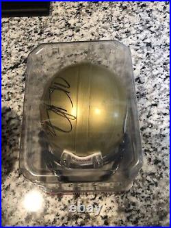 Calvin Johnson Autograph Mini Helmet, Signed In Person