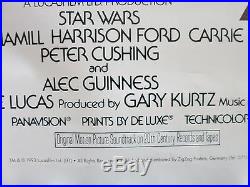 Carrie Fisher signed Star Wars movie poster coa + Proof! Personalized autograph