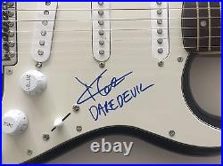 Charlie Cox Authentic Signed Electric Guitar Aftal & Uacc 14511 In Person