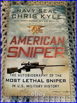 Chris Kyle Autographed American Sniper 2012 In Person Signed Lethal Memoir