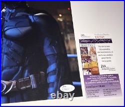 Christian Bale Signed 11X14 BATMAN Dark Knight IN PERSON Autograph PROOF JSA COA