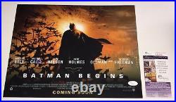 Christian Bale Signed 11 X 14 Batman Begins IN PERSON Autograph JSA COA