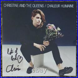 Christine & The Queens'Chaleur Humaine' cd, hand signed in person by Christine