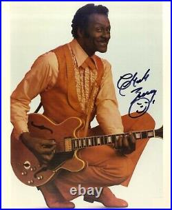 Chuck Berry American Rock & Roll Singer & Guitarist In Person Signed Photo
