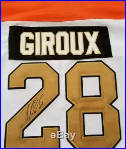 Claude Giroux Signed 50th Anniversary Jersey Size XL in person. JSA CERTIFIED