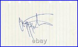 Cliff Burton- In Person Autograph on a Page- SUPER RARE (Metallica Bassist)
