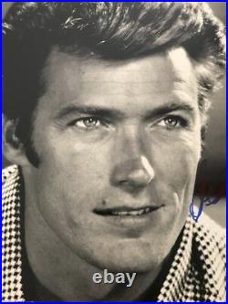 Clint Eastwood In-Person 11x14 Signed PHOTO COA PSA PSA/DNA 1970s