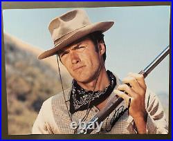 Clint Eastwood In-Person 11x14 Signed PHOTO COA PSA PSA/DNA Cowboy