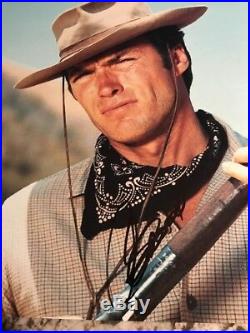 Clint Eastwood In-Person 11x14 Signed PHOTO COA PSA PSA/DNA Western