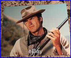 Clint Eastwood In-Person 11x14 Signed PHOTO COA PSA PSA/DNA Western