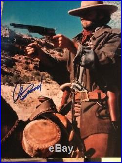 Clint Eastwood In-Person 11x14 Signed PHOTO COA PSA PSA/DNA Western Outlaw