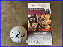 Condoleezza Rice autographed signed autograph auto Ram golf ball IN PERSON (JSA)