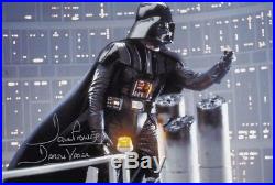 DAVE PROWSE signed Autogramm 20x30cm STAR WARS In Person autograph DARTH VADER