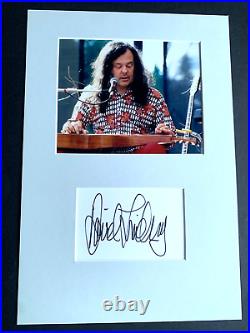 DAVID LINDLEY In-Person Signed Lettercard/Passepartout 20x30 Autograph
