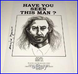 DAVID LYNCH Signed TWIN PEAKS 11x17 Photo IN PERSON Autograph PROOF JSA COA