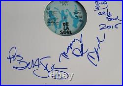DE LA SOUL Signed Autograph Auto Me, Myself & I Album Vinyl Record LP by 3 JSA