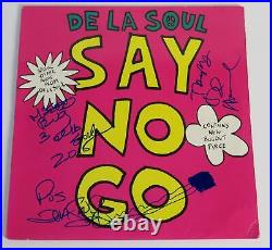 DE LA SOUL Signed Autograph Auto Say No Go Album Vinyl Record LP by 3 JSA