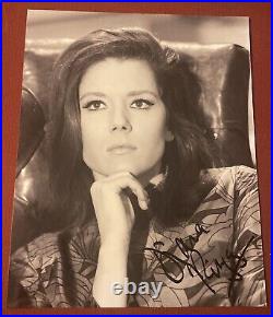 DIANA RIGG The Avengers Genuine In-Person Authentic Signed 10x8 B&W PHOTO