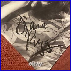 DIANA RIGG The Avengers Genuine In-Person Authentic Signed 10x8 B&W PHOTO