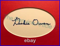 DICKIE OWEN Zulu Genuine Authentic In-Person Signed 16x12 Display UACC