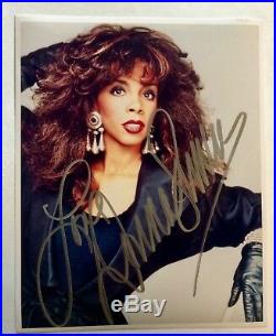 DONNA SUMMER Authenticated, Hand Signed Autographed 8 X 10 Photo In Person /COA
