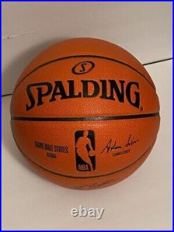 Damian Lillard Signed Autographed Basketball In Person Auto Trailblazers