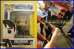 Dane DeHaan signed in person autograph Valerian Funko Pop 437 EXACT PROOF
